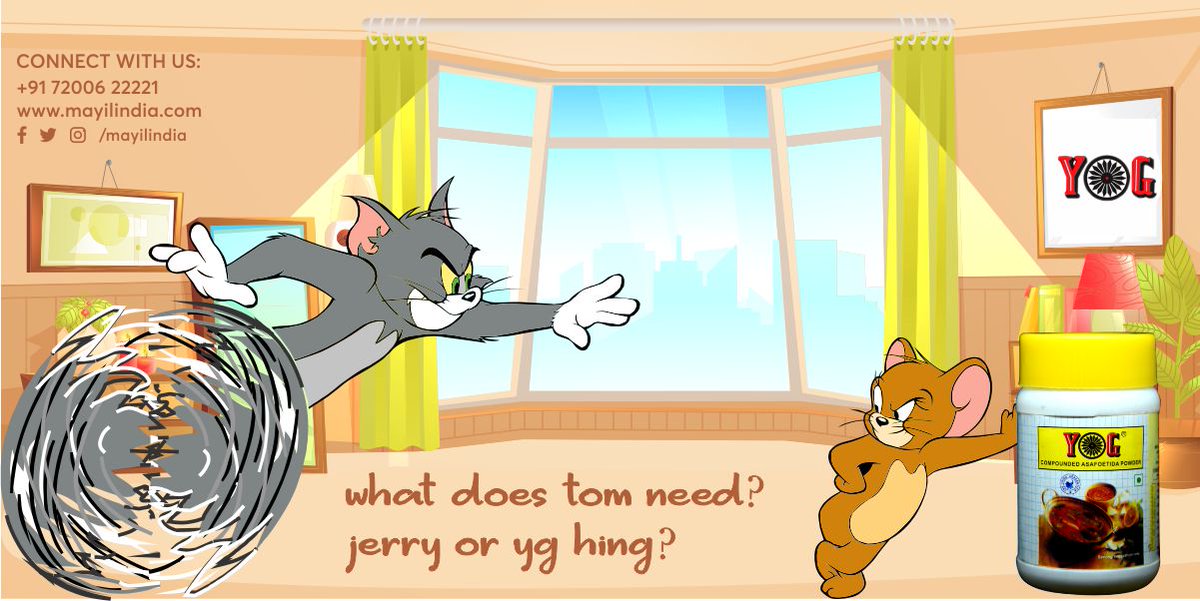 mayilindia's tweet photo. Does Tom need YG Hing or Jerry?
Come up with answers and stories.
Entertain your tummy with Hing.
#meals #Recipe #Spicy #yghing #TomandJerry #Cooking #Chefs #momlife #kitchen #foodie #foodies #SaturdayThoughts #Jerry #spiceseed #spicedrive https://t.co/WTl7F5OJAJ