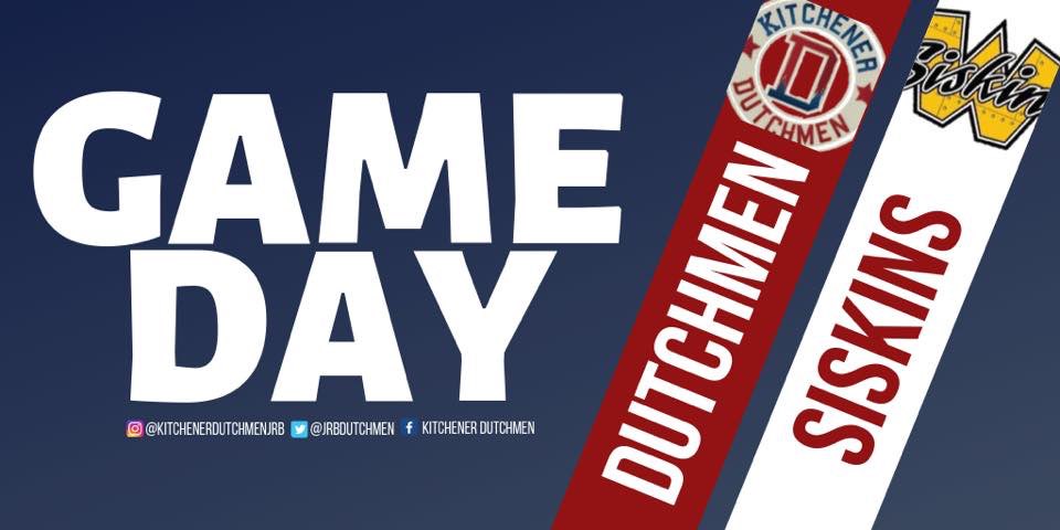 JrBDutchmen's tweet photo. It’s #GAMEDAY!
🆚 @WaterlooSiskins
📍Kinsmen - The Aud
⏰ 7:30PM
📺 HockeyTV
#KitchenerDutchmen #GOJHL #GoDutchiesGo https://t.co/uI1N2lU2Vu