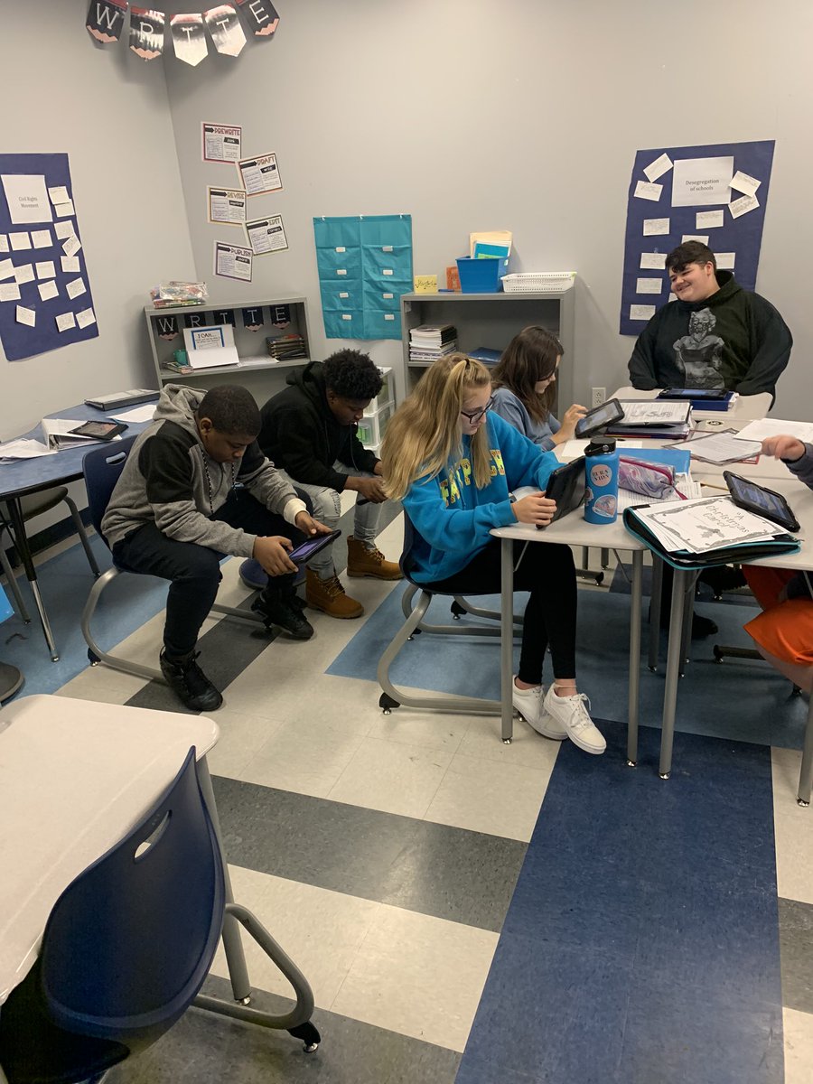 hartman231's tweet photo. This is what happens when you challenge your students with something brand new and they GET INTO IT!!  The conversations that were happening were amazing and authentic and deep!!  @GTMSTitans @IWCSchools #latepost https://t.co/csbaPsUk9n