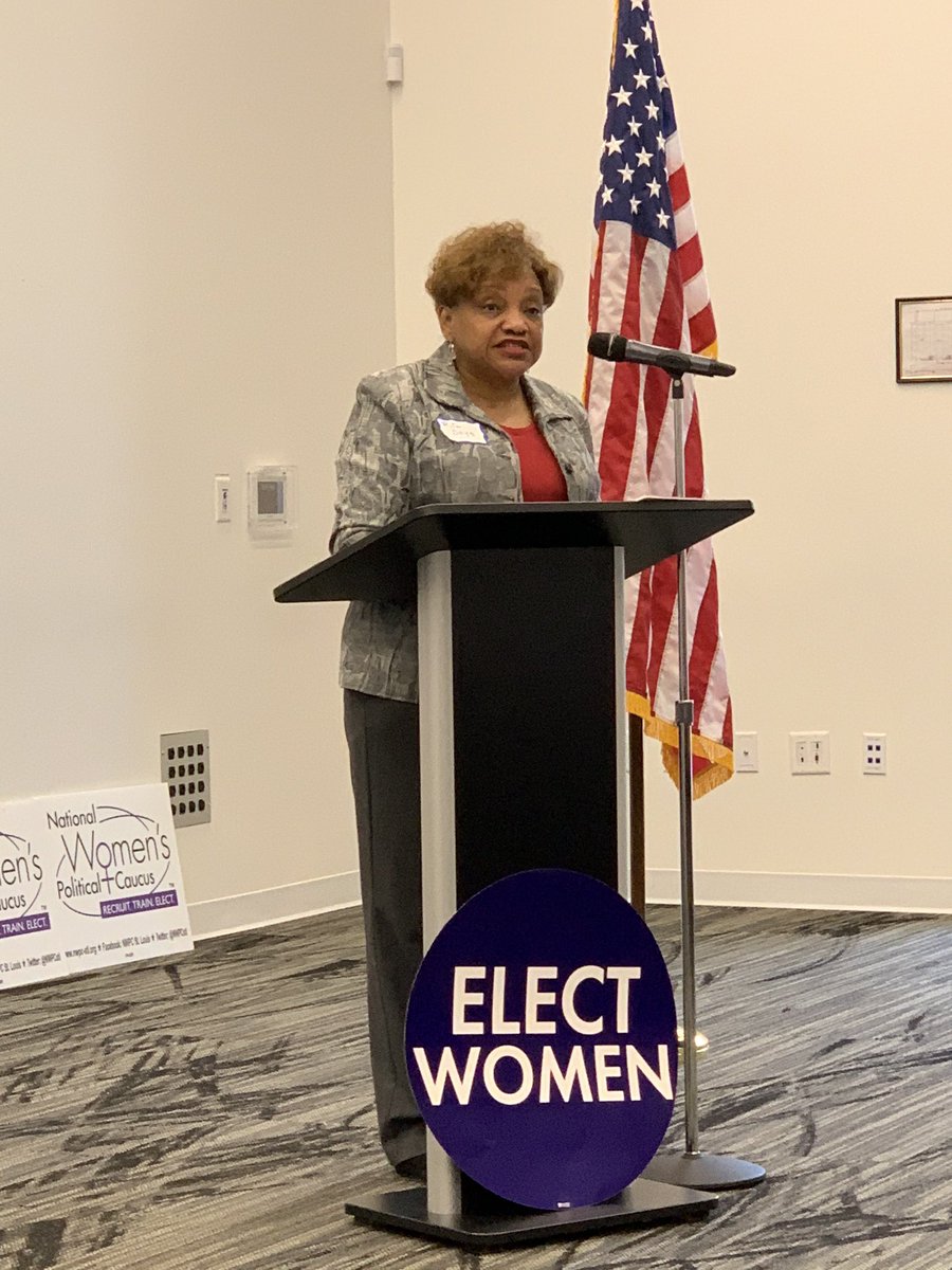 NWPCstl's tweet photo. Listening to the inspiring Councilwoman Rita Days at the NWPC-STL campaign. We NEED strong women representing us. #ElectWomen https://t.co/dmTxc5MV3L