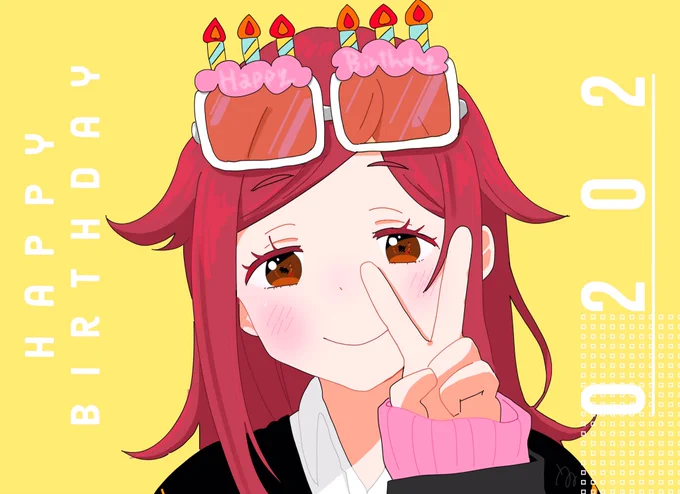 かわいいかわいい国近〜〜!!おめでとう!!!今日はいっぱいゲームして石狩鍋食べてね!!!!!#国近隊員お誕生日おめでとう#国近柚宇誕生祭2020 