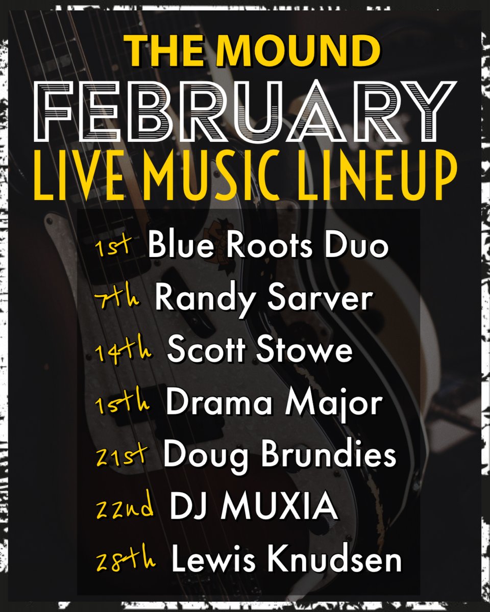 _TheMound's tweet image. Kicking off the month with Blue Roots Duo!