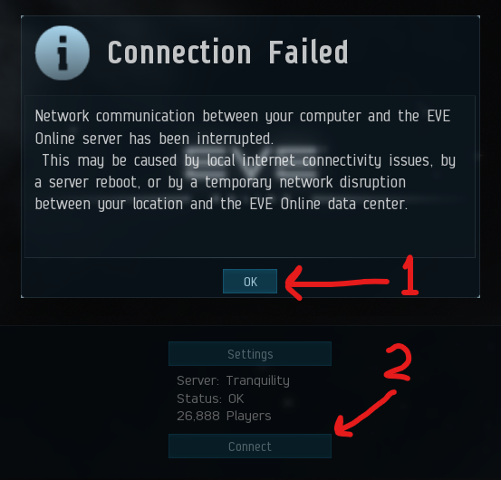 Server failed перевод