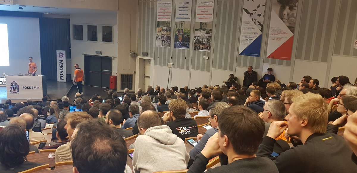 glavermi's tweet photo. #FOSDEM2020 https://t.co/ljTvxXNajX