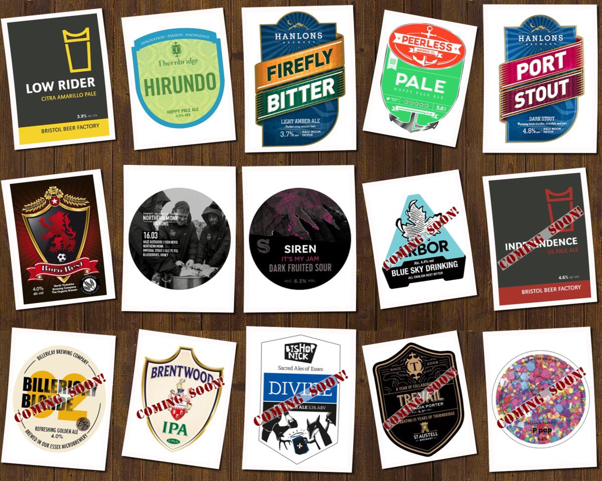 Gidea Park Micropub (@gideaparkmicro) on Twitter photo Your cask and keykeg this Saturday at 3pm plus whatโs on soon!
Beer Board: goo.gl/WJTdT8
<a href="/BrisBeerFactory/">Bristol Beer Factory</a> <a href="/thornbridge/">Thornbridge Brewery</a> <a href="/HanlonsBrewery/">Hanlons Brewery</a> <a href="/peerlessbrewing/">Peerless Brewing</a> <a href="/nybrewery1989/">realales</a> @NMBCo <a href="/SirenCraftBrew/">Siren Craft Brew</a>
#RealAleFinder Your cask and keykeg this Saturday at 3pm plus whatโs on soon!
Beer Board: goo.gl/WJTdT8
<a href="/BrisBeerFactory/">Bristol Beer Factory</a> <a href="/thornbridge/">Thornbridge Brewery</a> <a href="/HanlonsBrewery/">Hanlons Brewery</a> <a href="/peerlessbrewing/">Peerless Brewing</a> <a href="/nybrewery1989/">realales</a> @NMBCo <a href="/SirenCraftBrew/">Siren Craft Brew</a>
#RealAleFinder