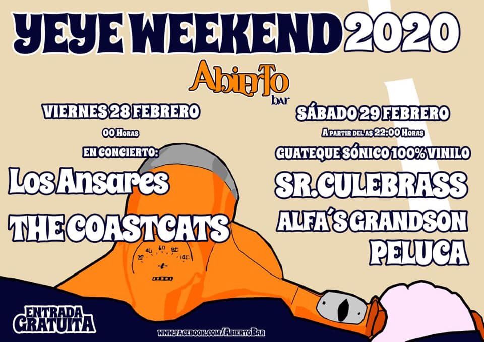 abiertobar's tweet photo. Ya tenemos plantel para el mejor guateque del yeye weekend de Tarancón. Muchos años confiando en la música y la cultura de esta época. Apunta en la agenda!!!

Gracias a @varodeluxe por el cartelico. https://t.co/5ewBOZviD1