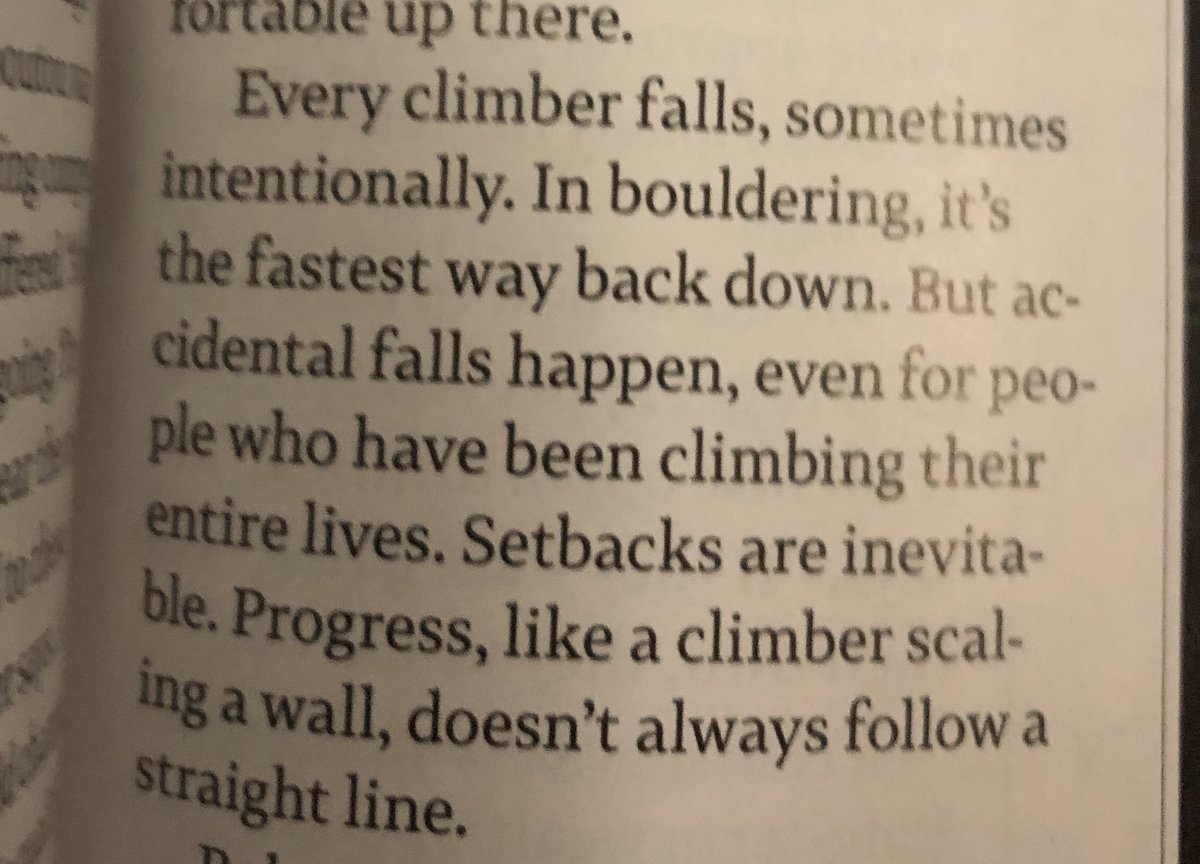 Rebecca Gillam (@rjgillam) on Twitter photo “Every climber falls...Setbacks are inevitable. Progress, like a climber scaling a wall, doesn’t always follow a straight line.” <a href="/SouthwestTheMag/">Southwest: The Mag</a> #complexity #mindset <a href="/USAClimbing/">USA Climbing</a> #TokyoOlympics “Every climber falls...Setbacks are inevitable. Progress, like a climber scaling a wall, doesn’t always follow a straight line.” <a href="/SouthwestTheMag/">Southwest: The Mag</a> #complexity #mindset <a href="/USAClimbing/">USA Climbing</a> #TokyoOlympics