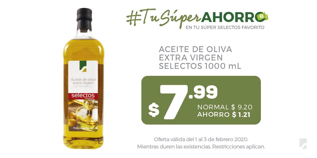 superselectos's tweet photo. ¡Aprovecha este #SuperAhorro en todos los Súper Selectos y https://t.co/q4o2xwjeME!
Ofertas válidas del 1 al 3 de febrero 2020. Mientras duren existencias. Restricciones aplican. Súper Selectos se reserva la cantidad de productos a vender por cliente. https://t.co/AAYtZIvQFk