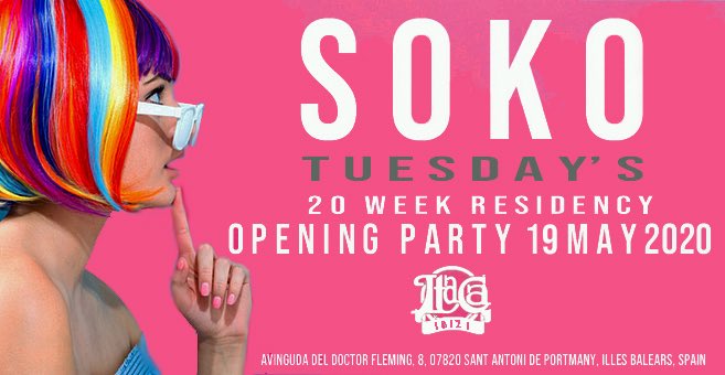 VOID. (@voidibiza) on Twitter photo Soko Tuesdays <a href="/itaca_ibiza/">Itacaibiza</a> Opening Party 19TH May 2020!! Don’t miss this this will be off the scale, Lineup TBC #ibiza2020 Soko Tuesdays <a href="/itaca_ibiza/">Itacaibiza</a> Opening Party 19TH May 2020!! Don’t miss this this will be off the scale, Lineup TBC #ibiza2020