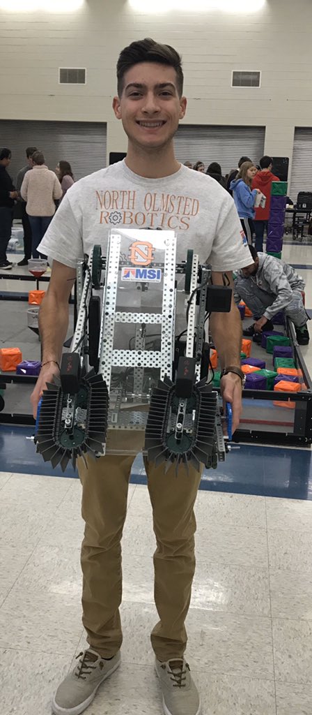 04Cosmo's tweet photo. Wishing the North Olmsted Eagles the best of luck today at the VEX Robotics competition. A HUGE shoutout to Marine Services International for sponsoring the team! #MSI Michelle Highland Panik @NOHSRobotics @EthanKramer_ @mr_wEAGLEy #NOHS https://t.co/JnZKtDXXkv