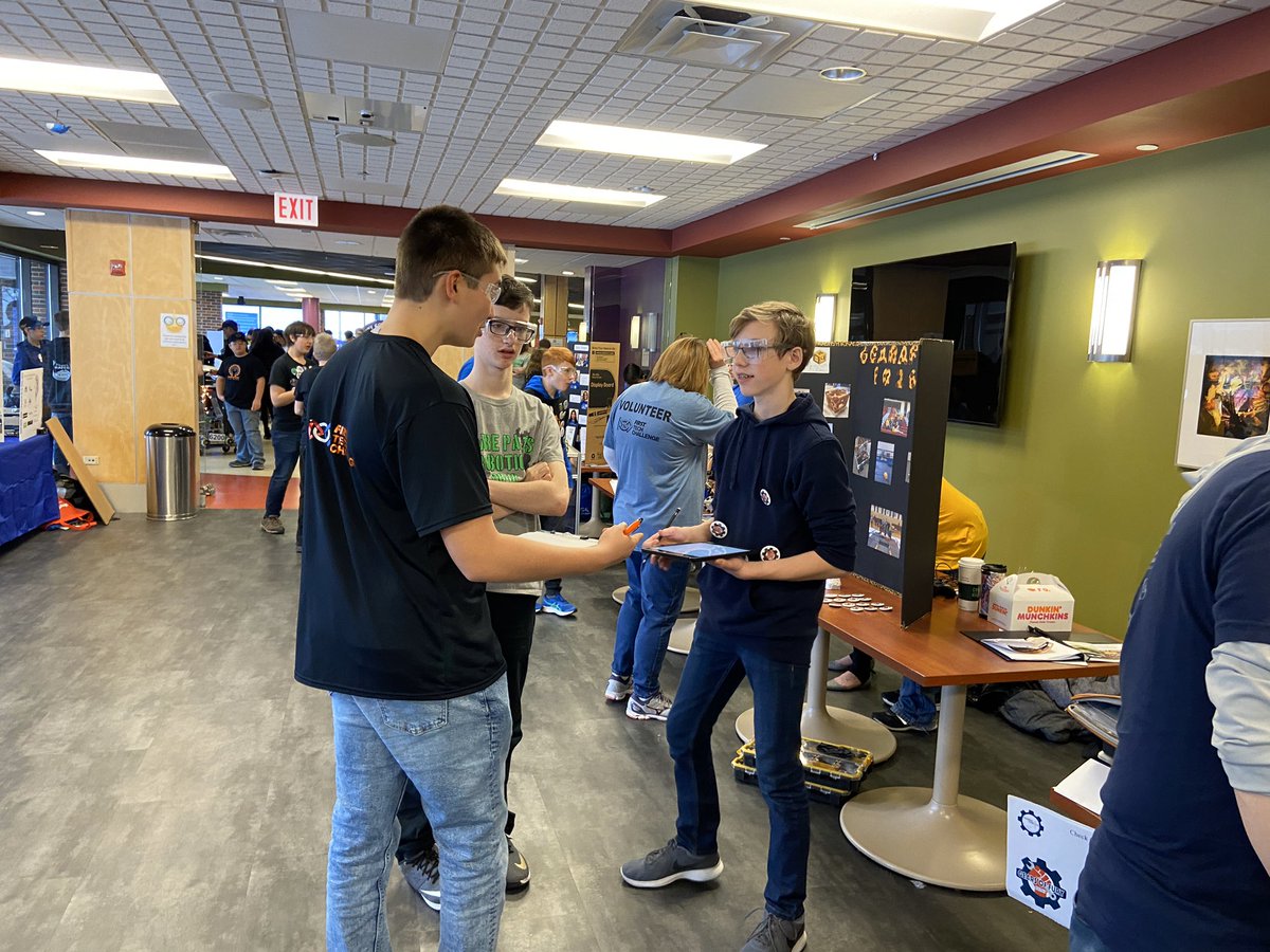 Judging Interview ✔️ Robot Inspection ✔️ Scouting time . . . #FIRSTweets #omgrobots