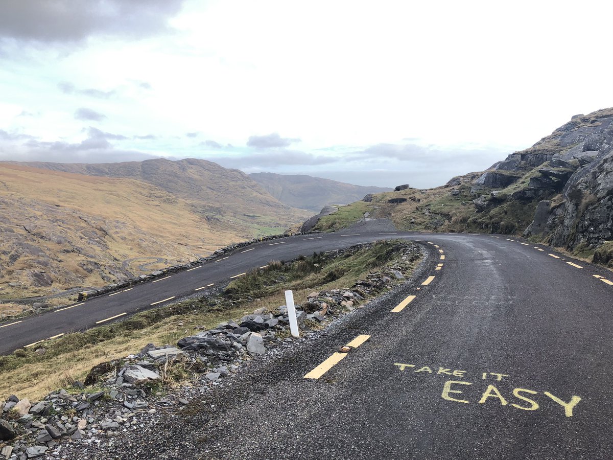 Irish road markings giving us some serious life advice #healypass