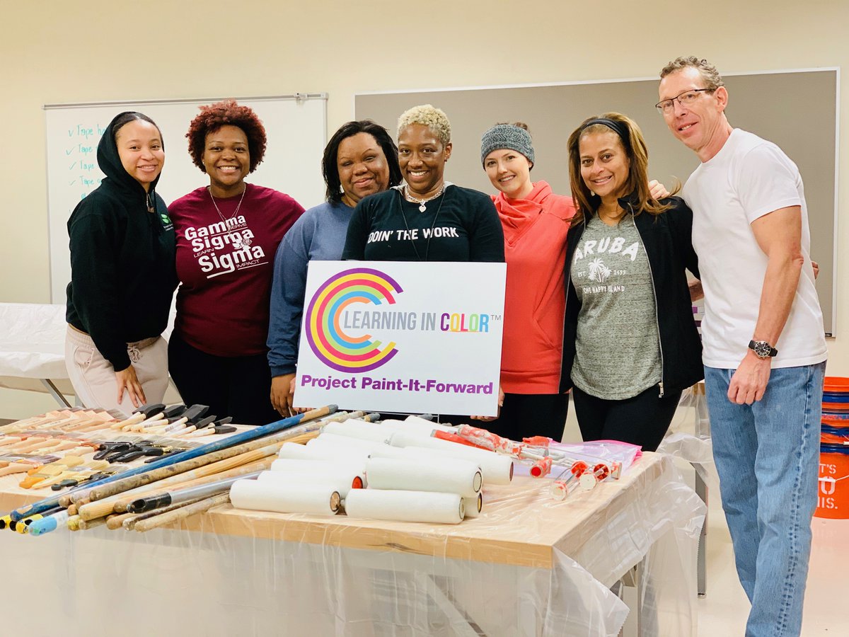 LearningInColor's tweet image. Thank you @HandsOnAtlanta for providing volunteer teams @CapTechListens Atlanta, @SAP Atlanta, and Decatur Camp Kids Pediatric Dentistry who helped us bring our vision for #MLK2020 Day of Service @APSHAES to life with COLOR! @apsupdate  @DrEmilyAMassey @Atldepsupt @CarstarphenMJ