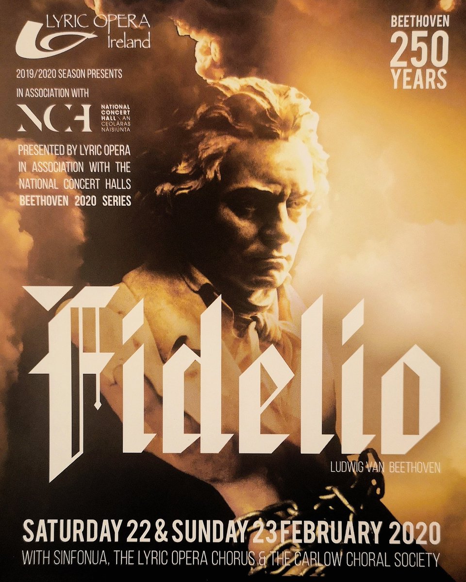 CarlowChoralSoc's tweet photo. This is happening #Fidelio #Beethoven250 @LyricOperaIre SinfoNua @CarlowChoralSoc @NCH_Music
Tickets available now #February2020 #OperaIreland #CarlowChoral20 #WhatsOn https://t.co/pg1fsHugHS