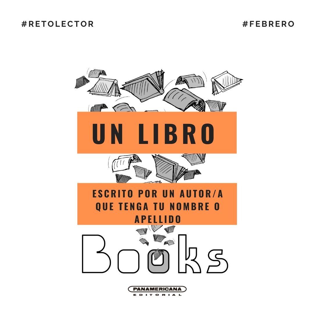 PanamericanaEdi's tweet photo. Recibimos un nuevo mes con nuestro #RetoLector #febrero
Cuéntanos con qué libro y autor te unes al reto. Etiqueta a tus amigos 📚✍🕺💃

@PanamericanaEdi https://t.co/yQwSOwvffA https://t.co/8E5ZKbneyN
