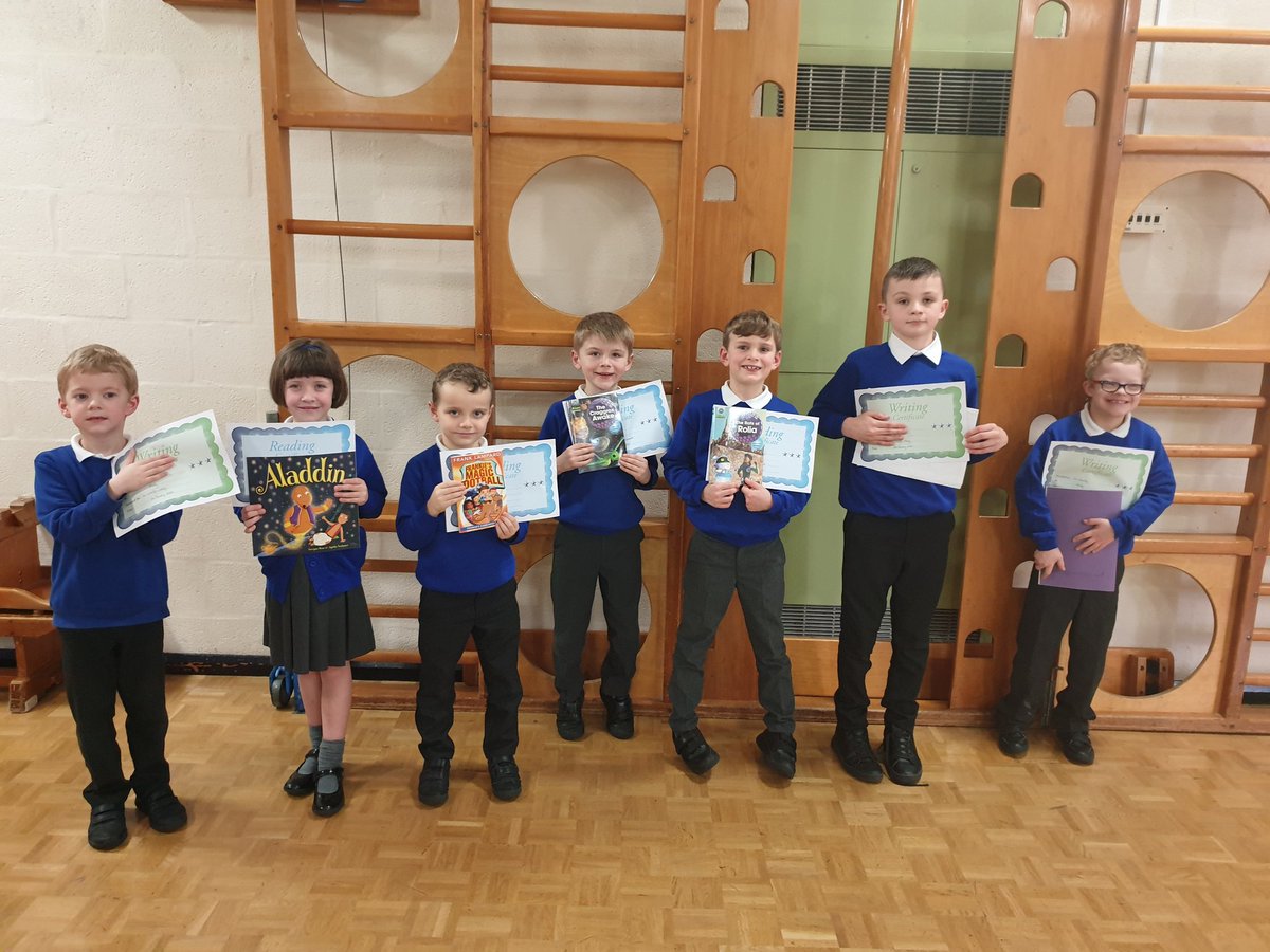 Well done to the children who have been awarded certificates in assembly for their wonderful writing and completing their bookmarks.
