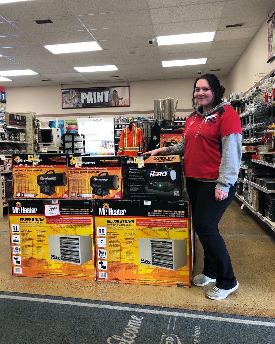 RiverbendCoop's tweet photo. Big Max Shop Heaters are on sale at your local Riverbend Co-op Outlook Home Centre. We have a variety of sizes and prices are only valid while supplies last! Come visit us today and save! https://t.co/3rg993dgQy
