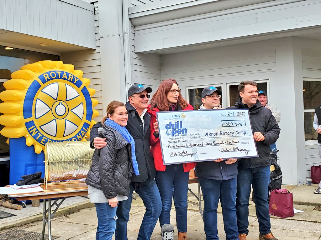 They did it! Congratulations to the hardworking co-chairs Wanda and Dr. Rob, <a href="/AkronRotaryCamp/">Akron Rotary Camp</a> staff and all of the volunteers of the 30th Chili Open!