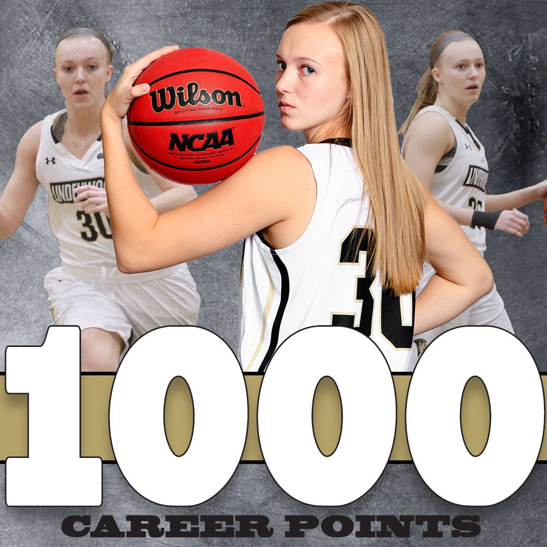 Congrats to <a href="/LindenwoodWBB/">Lindenwood Women’s Basketball</a> Lindsay Medlen on joining the 1,000 point club!