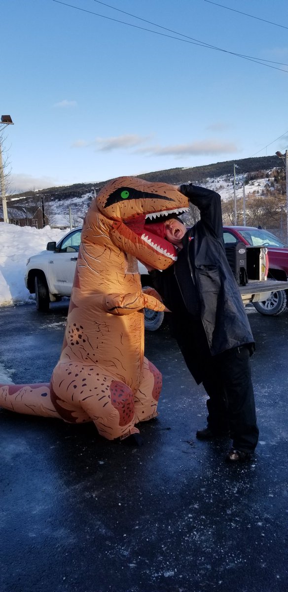 Well this just happened folks <a href="/markcritch/">Mark Critch</a> just got eaten by a dinosaur