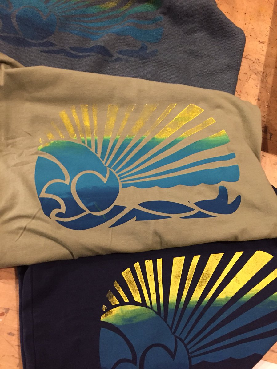 Screen printed shirts by Sydney Murray #wearechardon