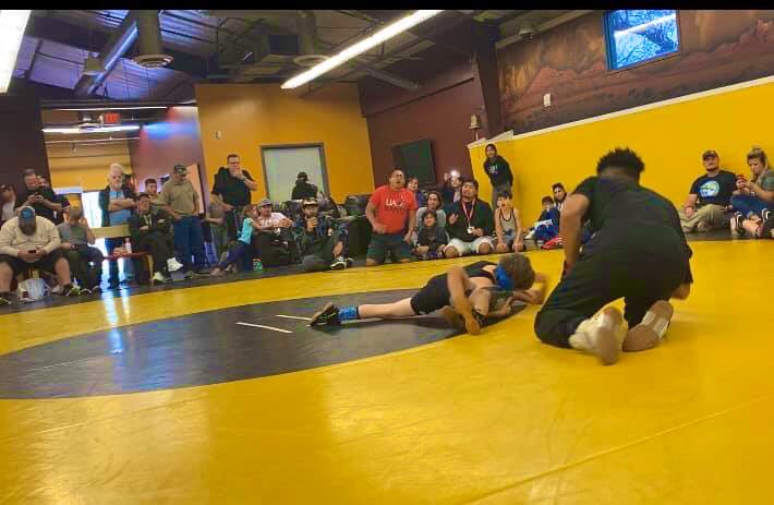 QCWC_AZ's tweet photo. Little Dawgs wrestling today at ASU tournament. Hogan Watson goes 4-0 on the day! Congrats Hogan! https://t.co/t0RqWWIkTF