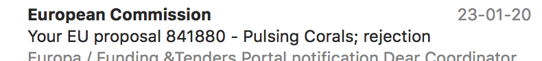 juliaesamson's tweet photo. Last week, I received an email from @MSCActions informing me my fellowship proposal had been rejected. I submitted my proposal back in September 2018, almost 1.5 year ago… Despite my high score, I ended on the waiting list. (1/4) https://t.co/kmbR5RuWwr