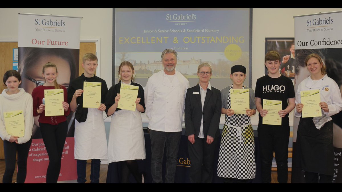 A fantastic days work for the Rotary Young Chef competitors, they each produced stunning 3 course meals in just two hours.