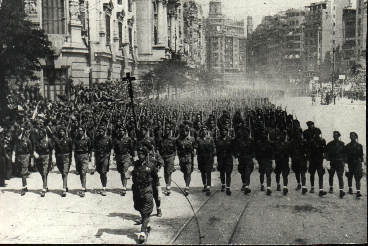 1936 1939 годы. Франкисты в Испании 1936-1939.