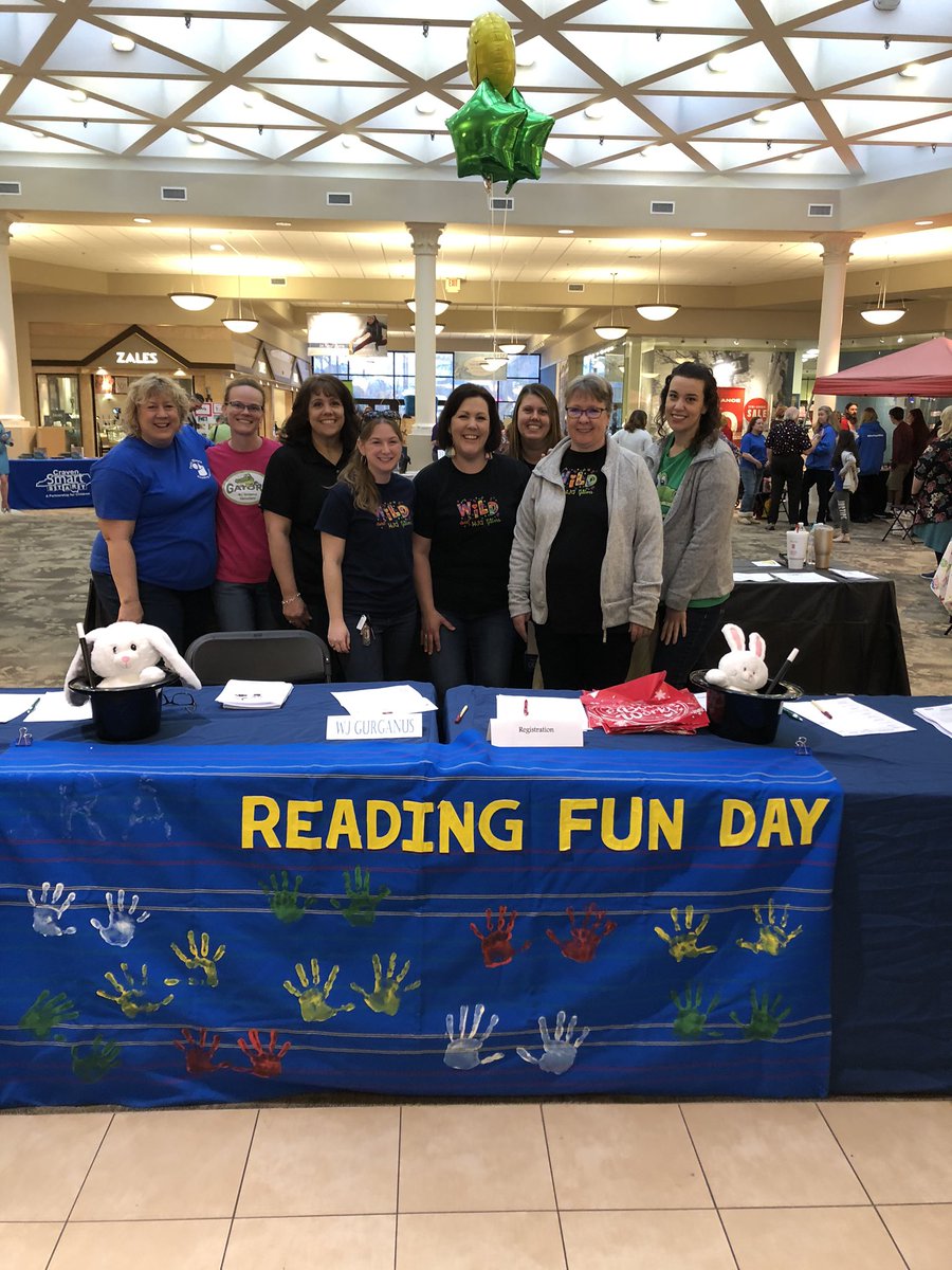 WJGurganus's tweet photo. Reading Fun Day #WJG2020 A great time to celebrate Reading! Come by for some great activities and see Craven County Schools shine! https://t.co/WAT6pwrsCP