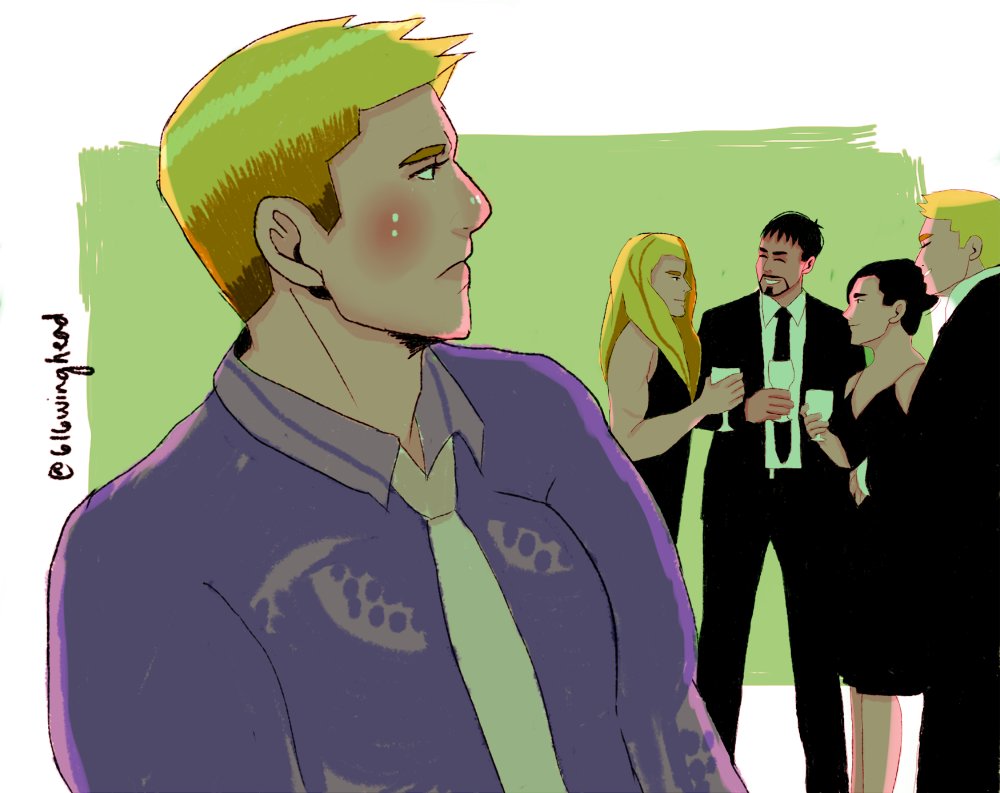 #stony #stevetony theme: pining. i love me some pining 616 steve hehe #stevetonyonehourchallenge