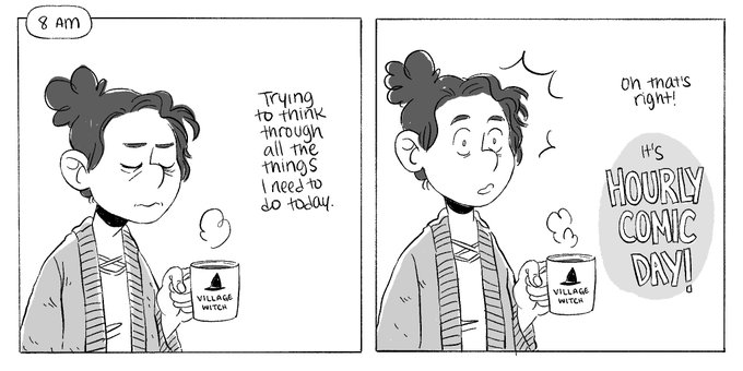 It happens every year!! #hourlycomicday 