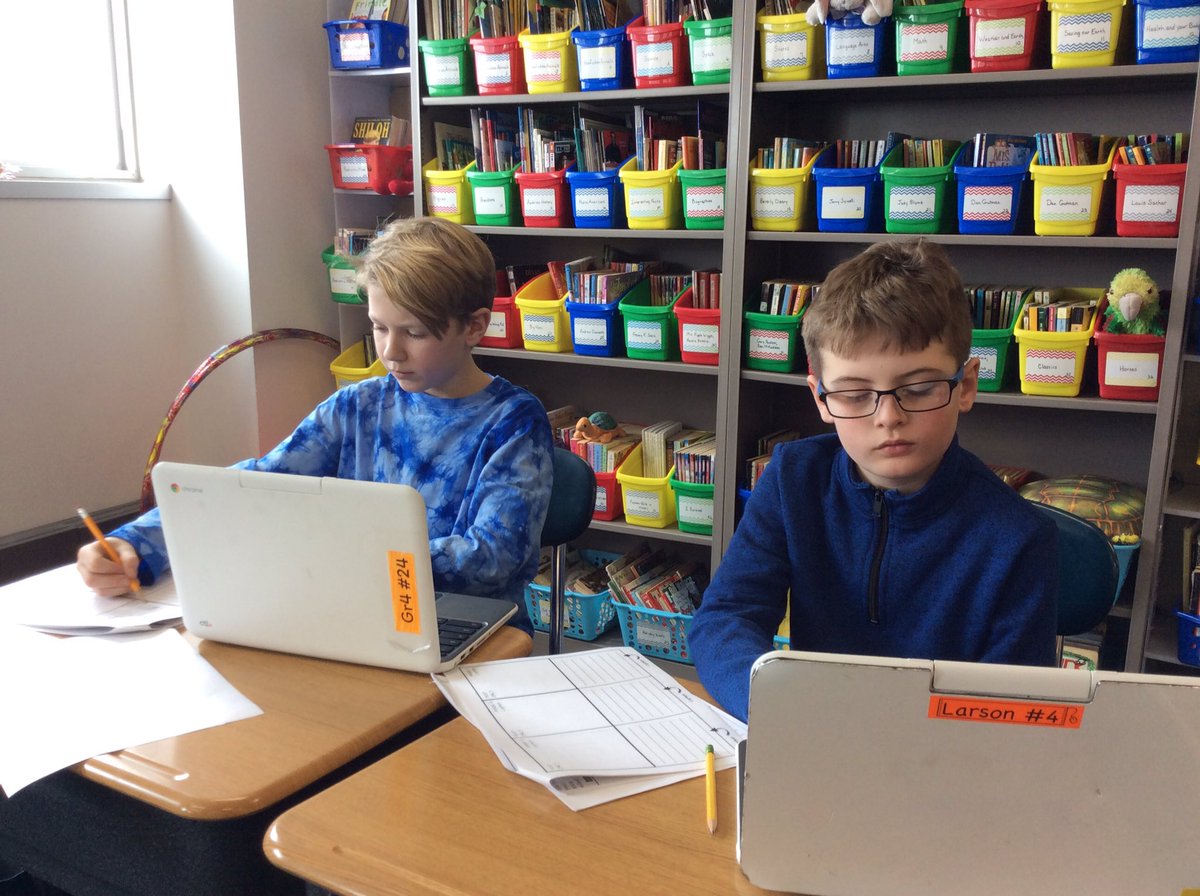 DLarsonSGR4's tweet photo. We started a new step in our state research today - our video story boards.  Thanks to Mrs. Nelson for all of her guidance with our project! https://t.co/2qf44Red1F