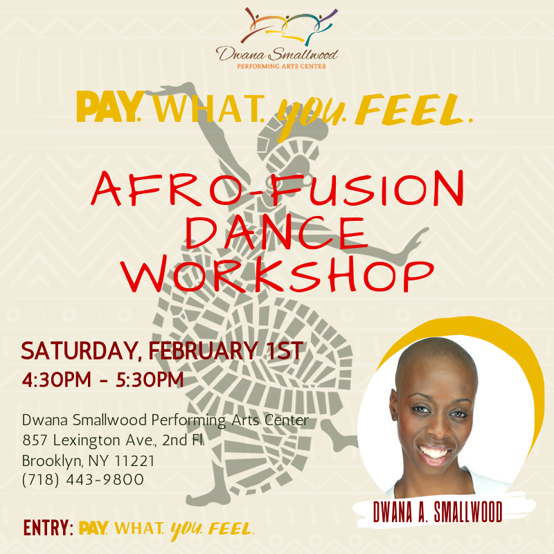 DSPACBrooklyn's tweet photo. We hope to see you all TODAY!! 

#dspac #brooklyn #bedstuy #dance #danceworkshop #danceclass #afrofusion #fun #openclass #adults #kids #paywhatyoufeel https://t.co/rHjeSI9mRa