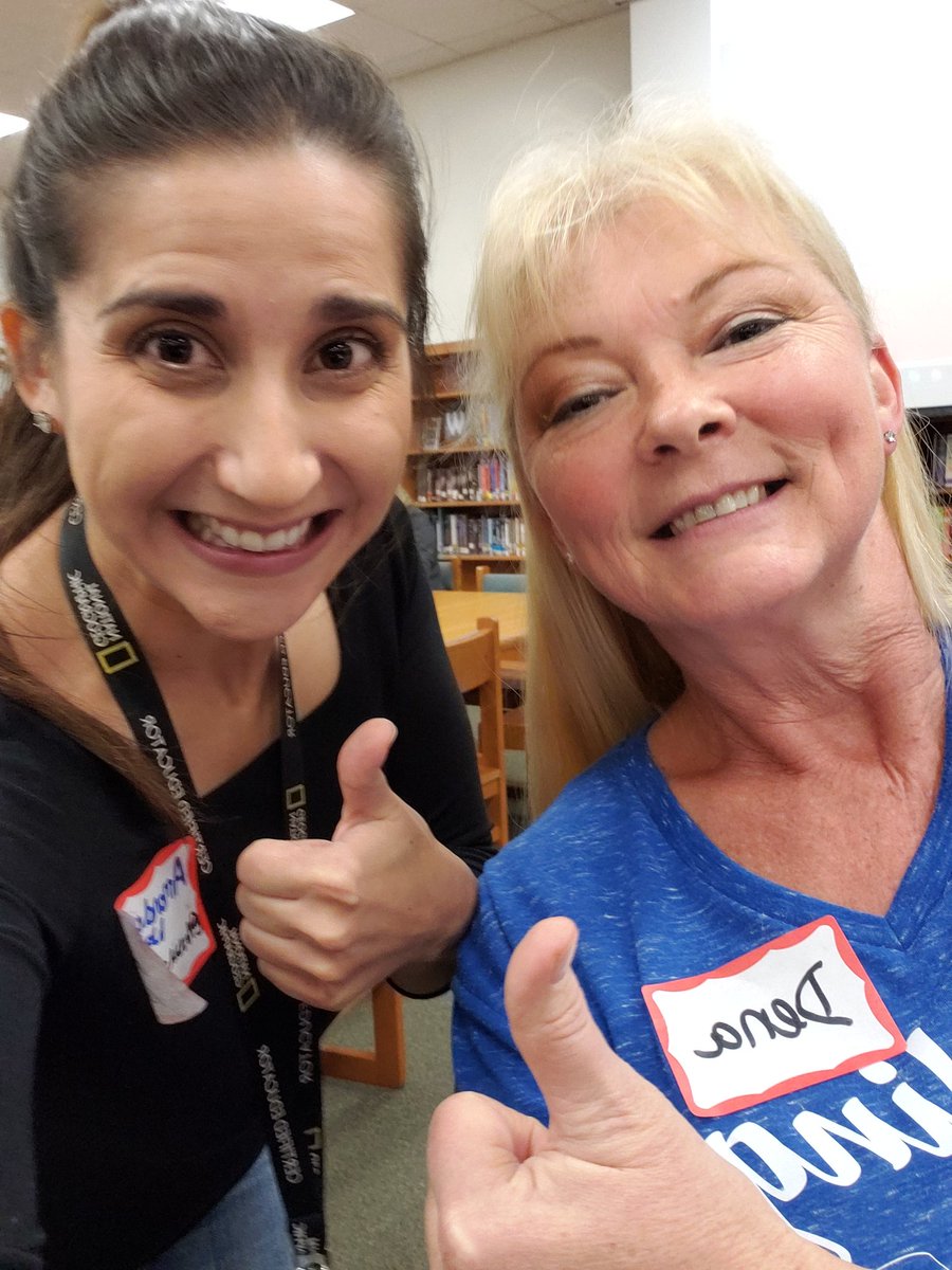 MrsWatsonEd's tweet photo. Hinson teachers developing our pedagogy at #edcampvolusia! So many great sessions and people tip learn from! @HinsonHurrican1 we love our pll @techteacherfran! https://t.co/vmXi2vaEsn
