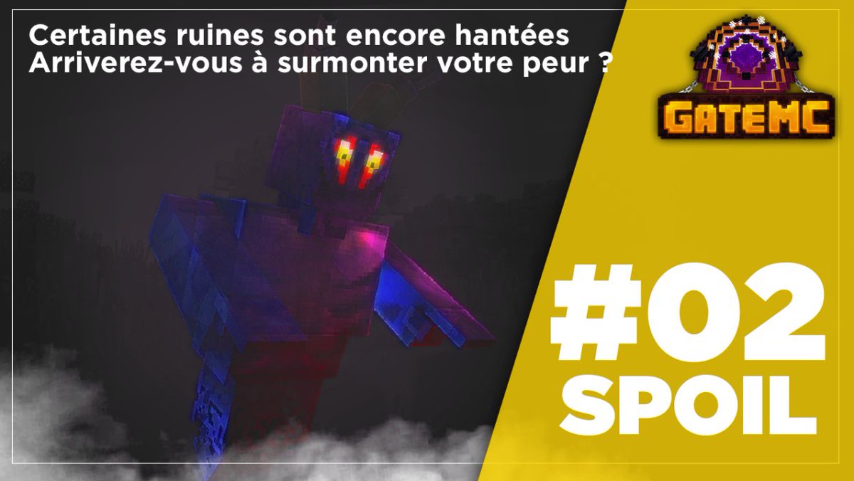 GateMC_FR's tweet photo. 🔶SPOIL #05 + Concours 🔶

👻 Le Fantôme 👻

Ces gardiens ne vous laisseront pas passer ! A vous de combattre pour continuer votre chemin !

🎁 GAGNE 10€ SUR NOTRE BOUTIQUE 🎁 

▶️ Pour participer :  
- #Rt &amp; #Like 
- #Follow @GateMC_FR

discord : https://t.co/eknvqwGDZi https://t.co/RaOmEAlU4M