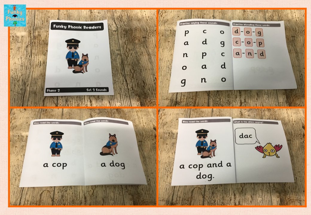 FunkyPhonics's tweet photo. How amazing do our Phonic Readers look? #reading #phonics #phase2 #lettersandsounds

https://t.co/nhVuOUxEqG https://t.co/aK7ZoupFqr