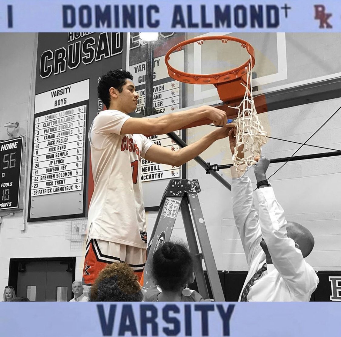 koachrussp2's tweet image. Love you Dom Allmond! ♥️

Senior Night @BKHSAthletics 

#LLD #RIPDom
