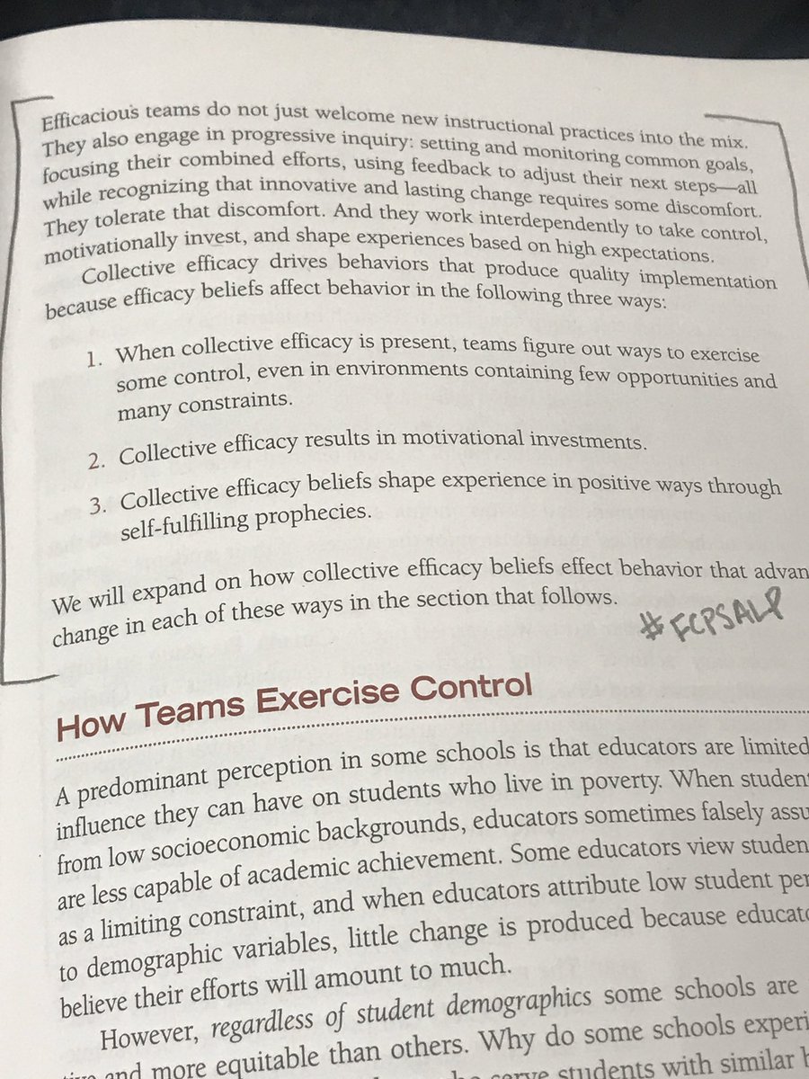 FCPSAchievement's tweet photo. ...βthey work interdependently to take control, motivationally invest, and shape experiences based on high expectations.β #FCPSALP. Principals- it must be a priority to meet our goals! https://t.co/h2V76jFxZD