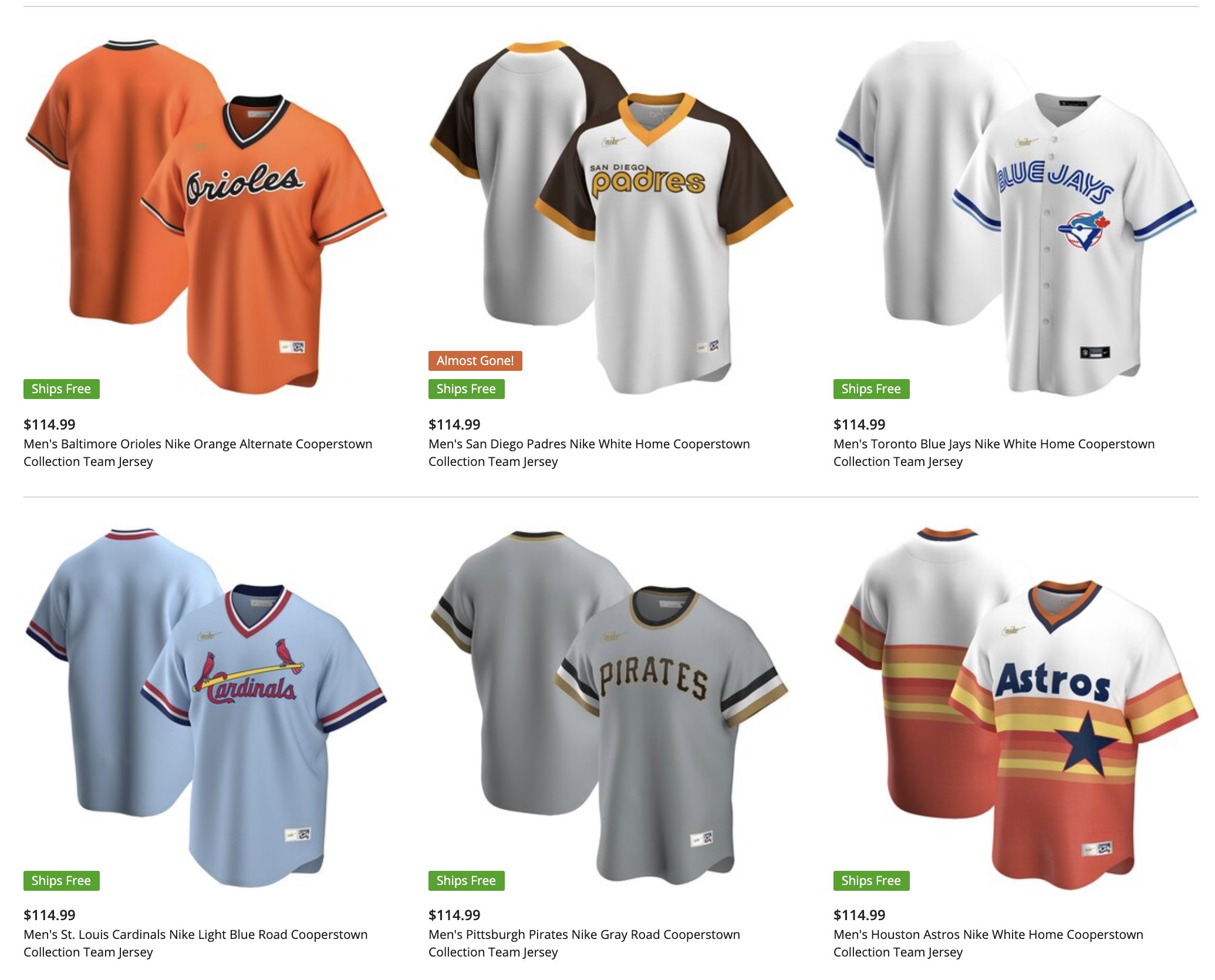 MLB Jerseys in MLB Collections 