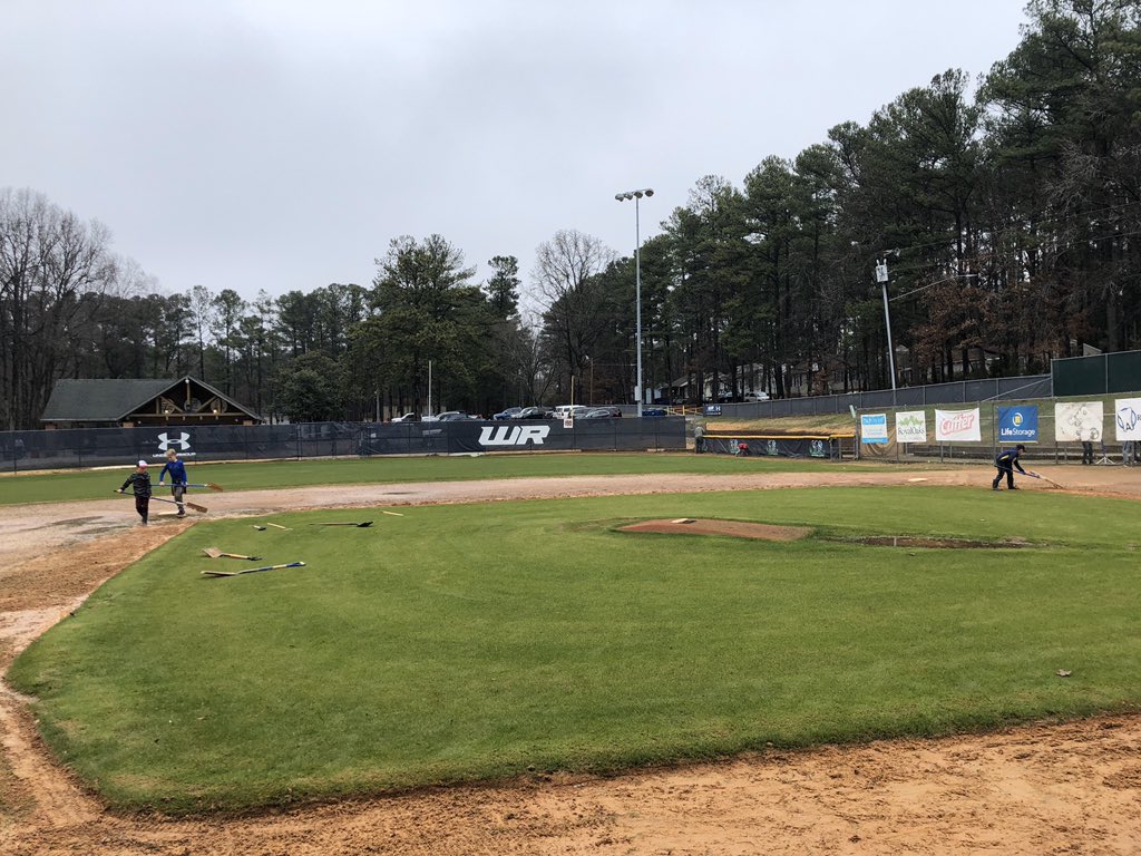 funzPfeifer's tweet photo. Boys hard at work getting @WestRaleigh  ready for the spring season.  Can’t wait!  #wearewestraleigh https://t.co/GD6ckQf4bE