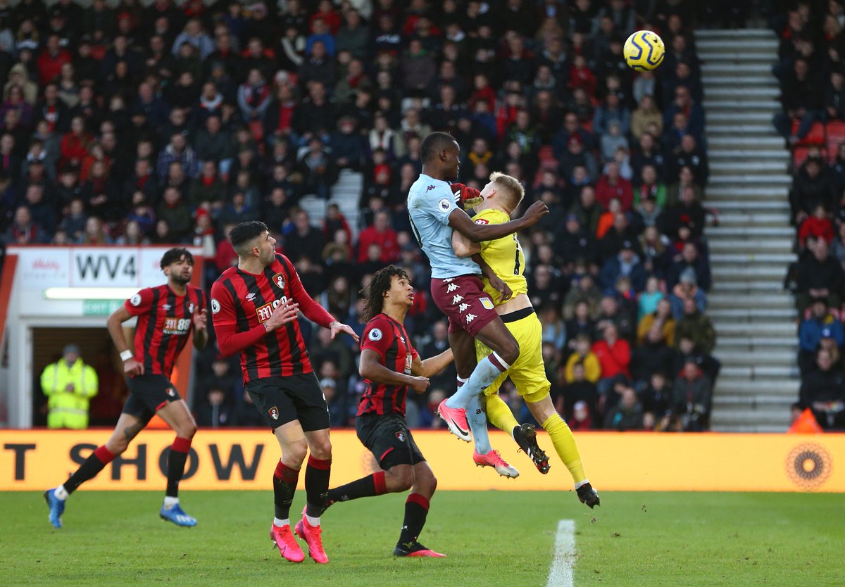 premierleague's tweet image. FULL-TIME AFC Bournemouth 2-1 Aston Villa

The home side leapfrog Aston Villa into 16th after first half goals from Philip Billing and Nathan Ake handed AFC Bournemouth all three points

#BOUAVL