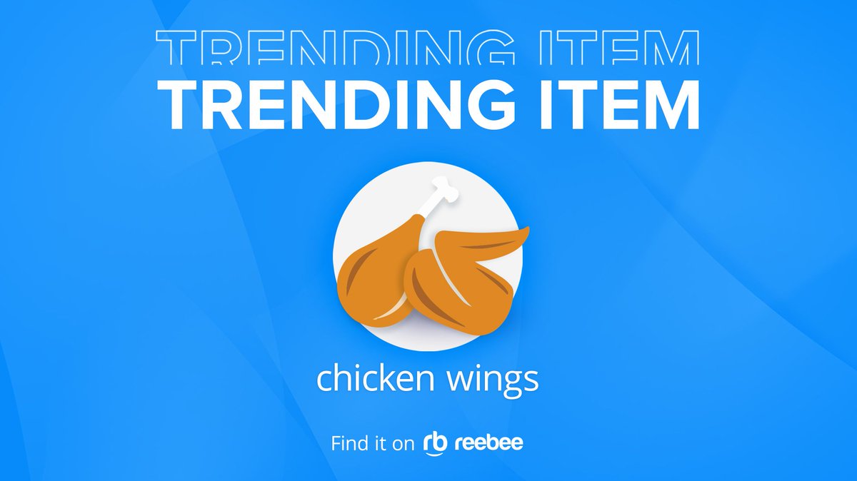 reebeeInc's tweet photo. Getting ready for the big #game?  🏈 Chicken wings are now trending on #reebee: 
🍗 https://t.co/UJcbMMwbbB

Vous vous préparez pour le grand match?  🏈 Des ailes de poulet sont en tendance sur reebee : 
🍗 https://t.co/UJcbMMwbbB

#getreadyforthebiggame #shopsmarter https://t.co/jSQcOD2ghe