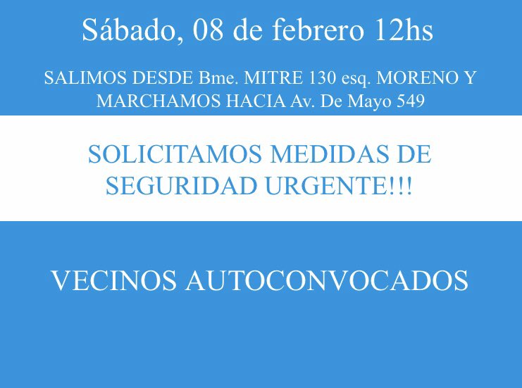 VECINOS EN ALERTA RAMOS MEJIA tweet media
