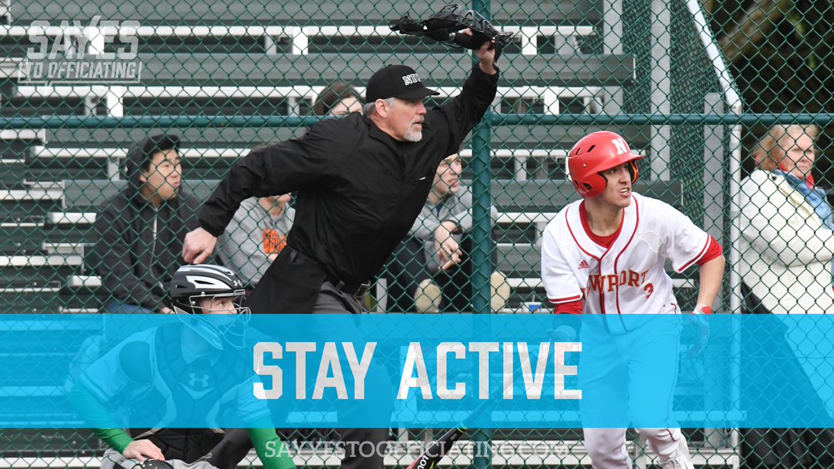 NASOofficiating's tweet photo. Who doesn’t like getting paid to exercise? You won’t need much motivation to work out through officiating because as you get in better shape, you’ll become a better official. https://t.co/M5LtXrgKyY #SayYesToOfficiating https://t.co/qnzxy7MyNj
