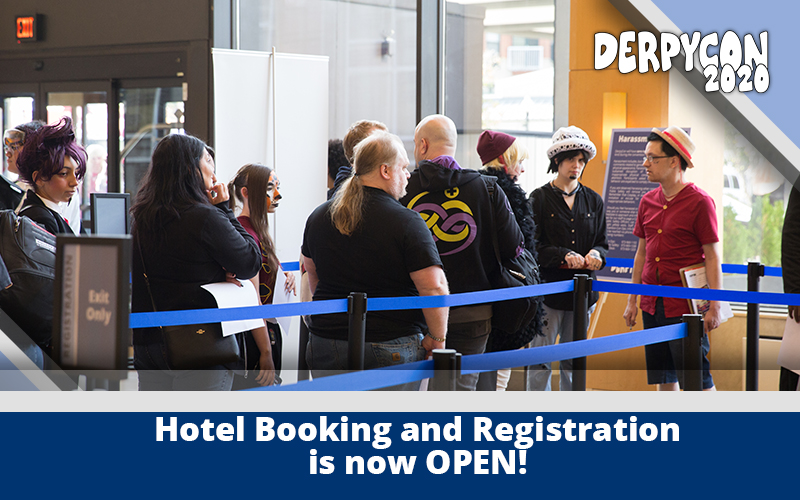 DerpyCon's tweet photo. #DerpyCon2020 Reg and Hotel Booking is OPEN!
Prereg: https://t.co/b6SijWvYX5
Book your room: https://t.co/f5p7ViQ28g https://t.co/curxzNdzuQ