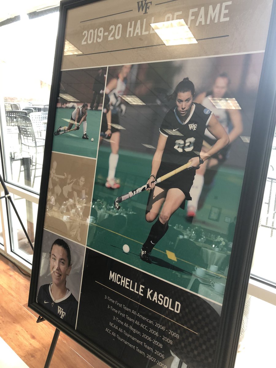 WakeHockey's tweet photo. Today is the day! @mkasold18 is about to be a Wake Forest Hall of Famer! #HOFDeacs https://t.co/8froP69lNx