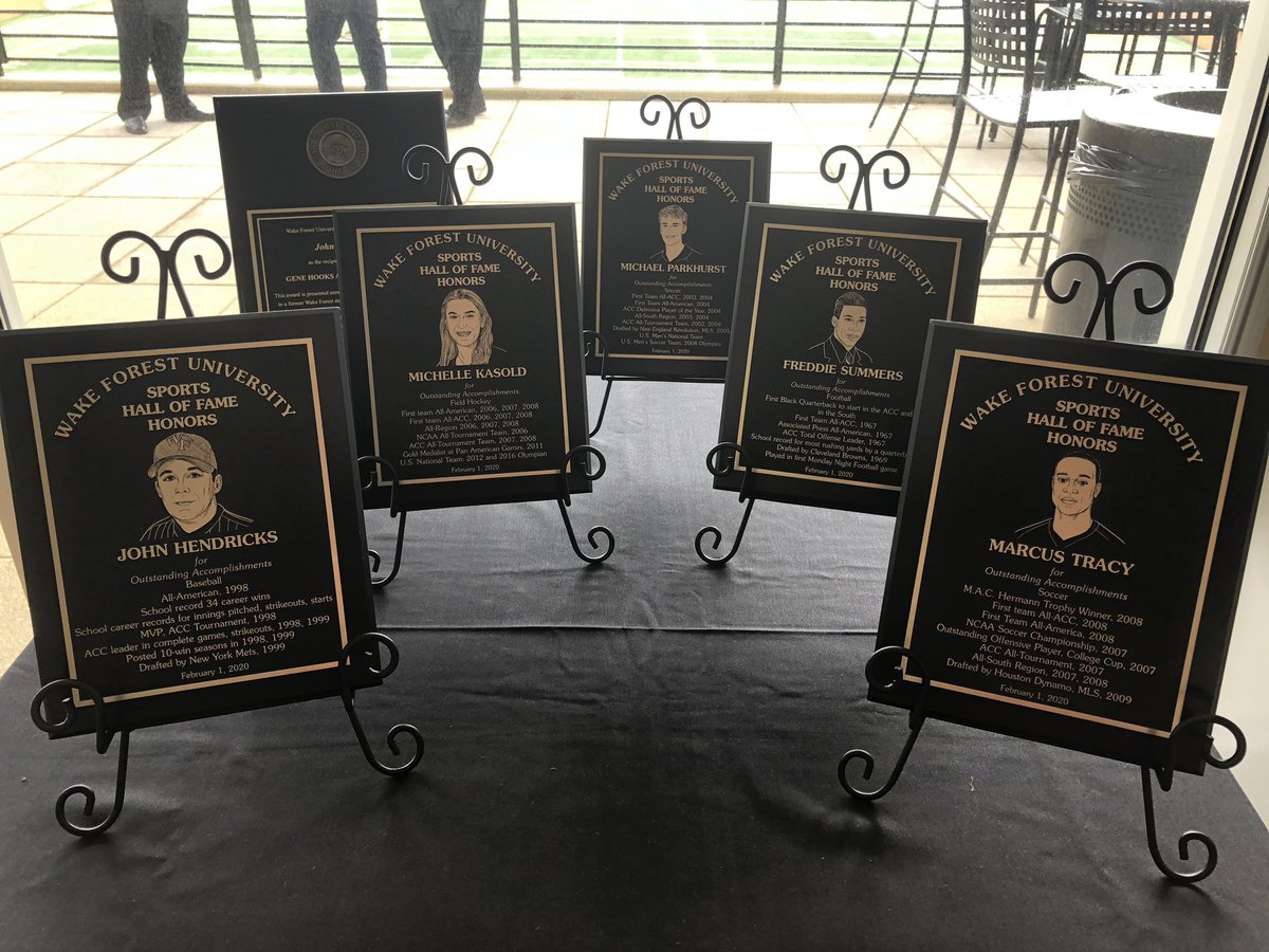 WakeHockey's tweet photo. Today is the day! @mkasold18 is about to be a Wake Forest Hall of Famer! #HOFDeacs https://t.co/8froP69lNx