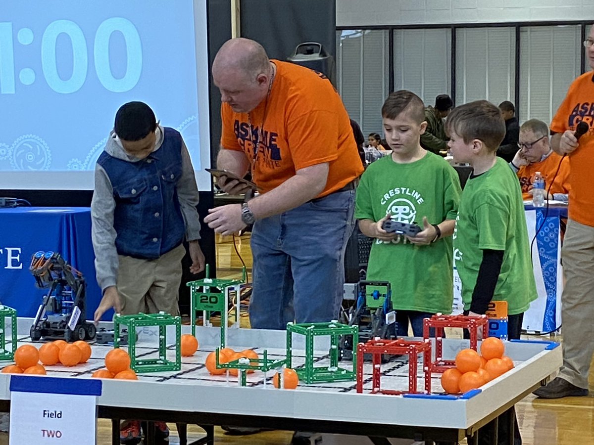 VoiceABSTrojans's tweet photo. Crestline Robotics Team competition at Wallace State today.
Our 4th Grade team in 1st place & 3rd Grade Team in 5th Place in Round 1
@crestlinetigers @wallacestate
#myces #MakeItCount https://t.co/c15QWTuWiU