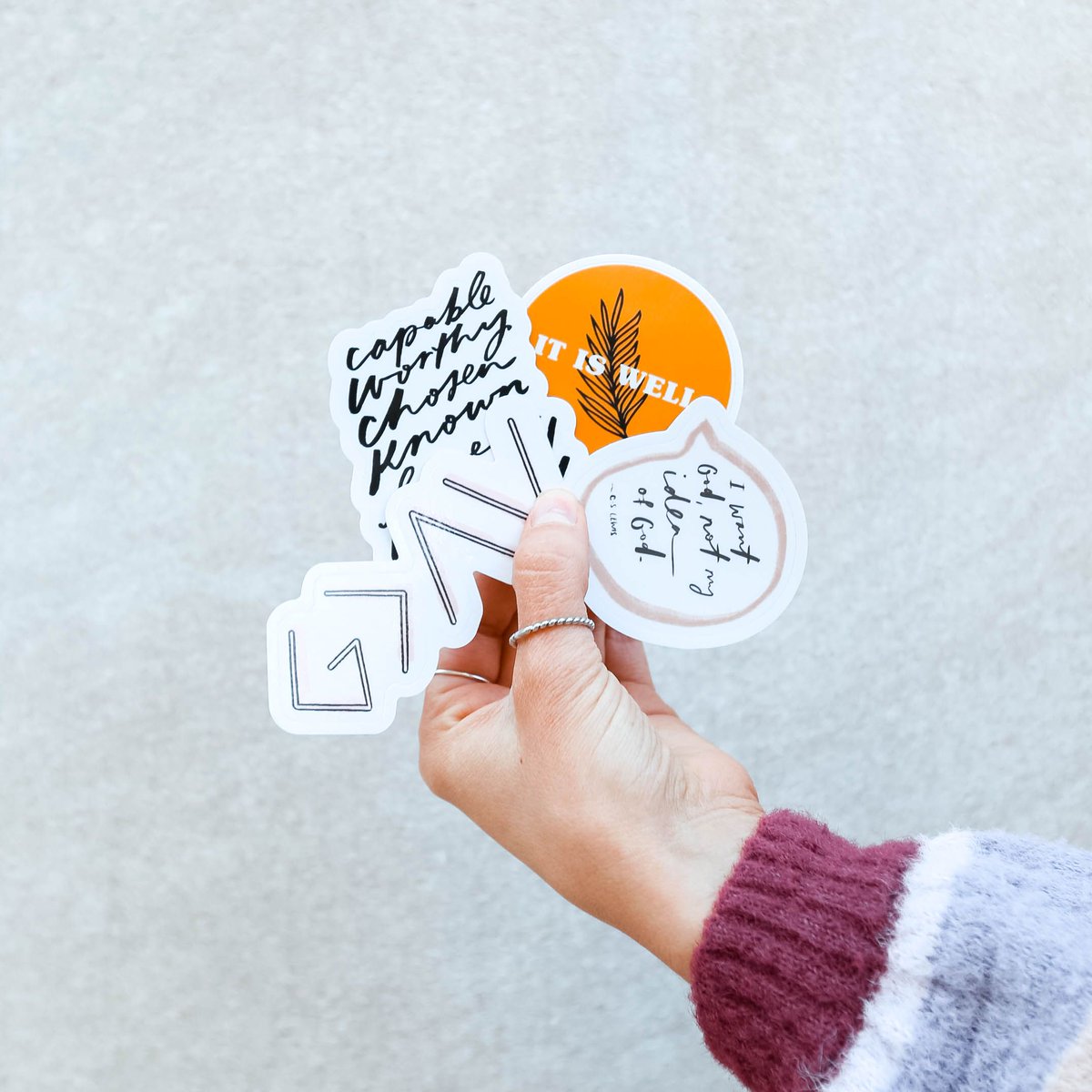 ElevatedFaith's tweet photo. The February Sticker Club pack is here! Join our Sticker Club to receive 4 unique stickers every month for just $6 + free shipping every time. Comment if you love this pack! 😍

Join the club → https://t.co/W7XPKIkVEr https://t.co/Ow5F38iF5E
